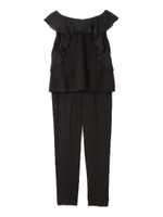 RUFFLE-RICH ONESIE/ネイビー(120)