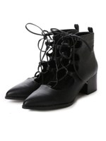 【abcdevol】レースアップブーツ/キャメルスエード