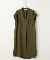 スキッパー両ポケットワンピース