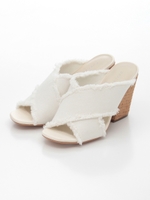 【GDS】 キャンバスクロスサンダル/イエロー