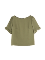 ＰＵＲＵＰＵＲＵ平二重ブラウス/カーキ(180)