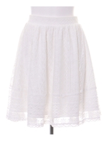 花柄レースフレアスカート/ミント