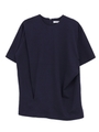 タックデザインTシャツ/ホワイト