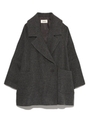 Aラインビッグシルエットコート/GRY