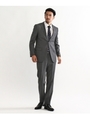 BARBERA シャークストライプスーツ/チャコールグレー(314)