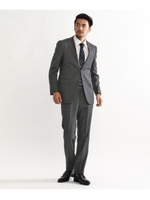 BARBERA シャークストライプスーツ/チャコールグレー(314)