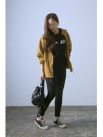 【AZUL by moussy】メモリータフタマウンテンパーカー/D/CAM