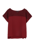 《PRICE DOWN》イザベルレースブラウス/ワイン(070)