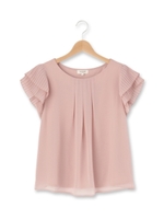 シフォンプリーツプルオーバー/アイボリー(004)