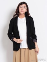 ストレッチポンチジャケット/ストライプ