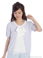 クラシカルサマーボウタイレディーアンサンブル/ベビーピンク