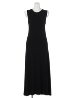 編み上げマキシワンピース/Black