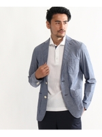 SOKTAS ダイヤジャガード柄ジャケット/ネイビー(493)