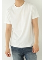 【AZUL by moussy】オーガニックコットンクルーネック半袖T/T.GRY