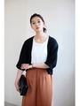 【AZUL by moussy】ミリオンアイス7分ドルマンショートガウン/T.GRY