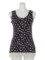 【Aunt Marie's】シェル/傘/兵隊柄 スカラップタンク/LPUR