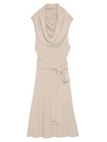 ルーズタートルフレアニットワンピース/IVR