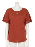 4スターレイヤードスリーブTシャツ/ブラック