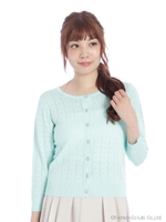 UVドライCooLウオッシャブル楕円釦C/D　1/ミント