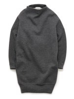 【emmi atelier】ボンディングニットワンピース/GRY