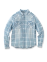 Hub&Spoke ウェスタンチェックシャツ/ネイビー(093)