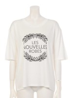 ”ＬＥＳ　ＮＯＵＶＬＬＥＳ．．．”Ｔ−ｓｈｉｒｔ/ホワイト