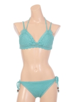 【MERCURYDUO】手編みビキニ/ミント