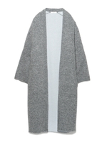 【emmi atelier】接結ロングカーディガン/GRY