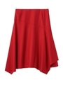 イレギュラーヘムスカート/レッド(062)