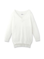 ウォッシャブルリネンニットプルオーバー/アイボリー(004)