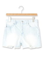 カットオフデニムショートパンツ/サックス(090)