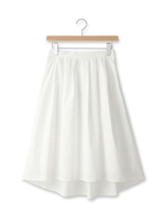 コットンフレアスカート/ホワイト(001)