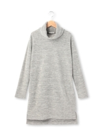 タートルネックニットソーワンピース/ライトグレー(011)