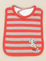 フライス起毛ボーダー スタイ/パープル