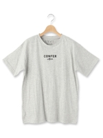 ラバー刺しゅうロゴTシャツ/オフホワイト(003)