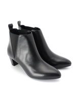 レザーサイドゴアブーツ/ブラック(019)