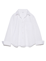 ロングカフスシャツ/WHT