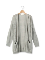 総すかしニットトッパーカーディガン/グレー(012)