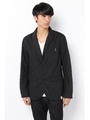 【AZUL by moussy】水溶性ボンディングテーラードジャケット/BLK