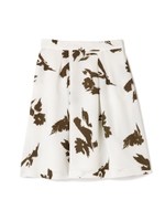 オプティカルプリントスカート/カーキ(180)