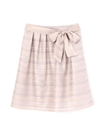 クリアボーダースカート/ベージュ(040)