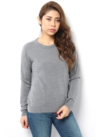 【AZUL by moussy】FCTクルーN長袖プルオーバー/T.GRY