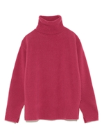 カシミヤ混ウールタートルニット/BRW