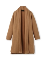 プチブークレロングショールジャケット/キャメル(041)