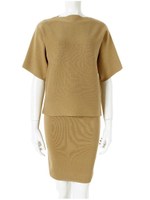 ボートネック×タイトスカートセットアップ/ネイビー