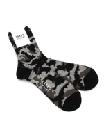 迷彩ジャガードアンクルソックス/ネイビー(093)