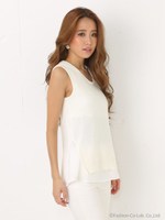 シフォンコンビニットTOP/L/PUR