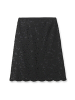 ペイズリーレーススカート/ブラック(419)
