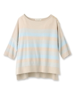 MARILYN MOON ショルダーボタンプルオーバー/ブルー系(195)