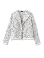 【VERY4月号掲載】ツイードラメカーディガン/ブルー系(494)